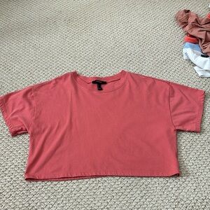 Forever21 boxy crop top